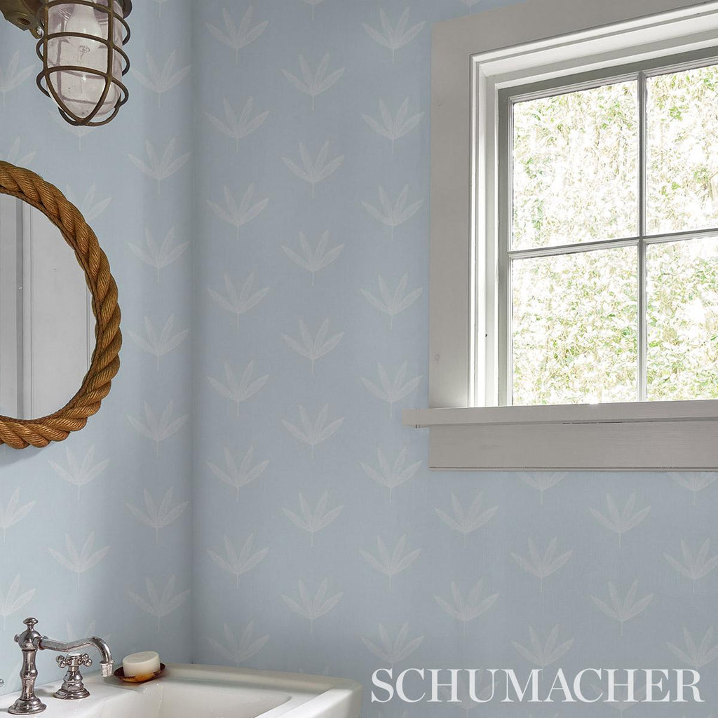 Schumacher Rue Sky Wallpaper