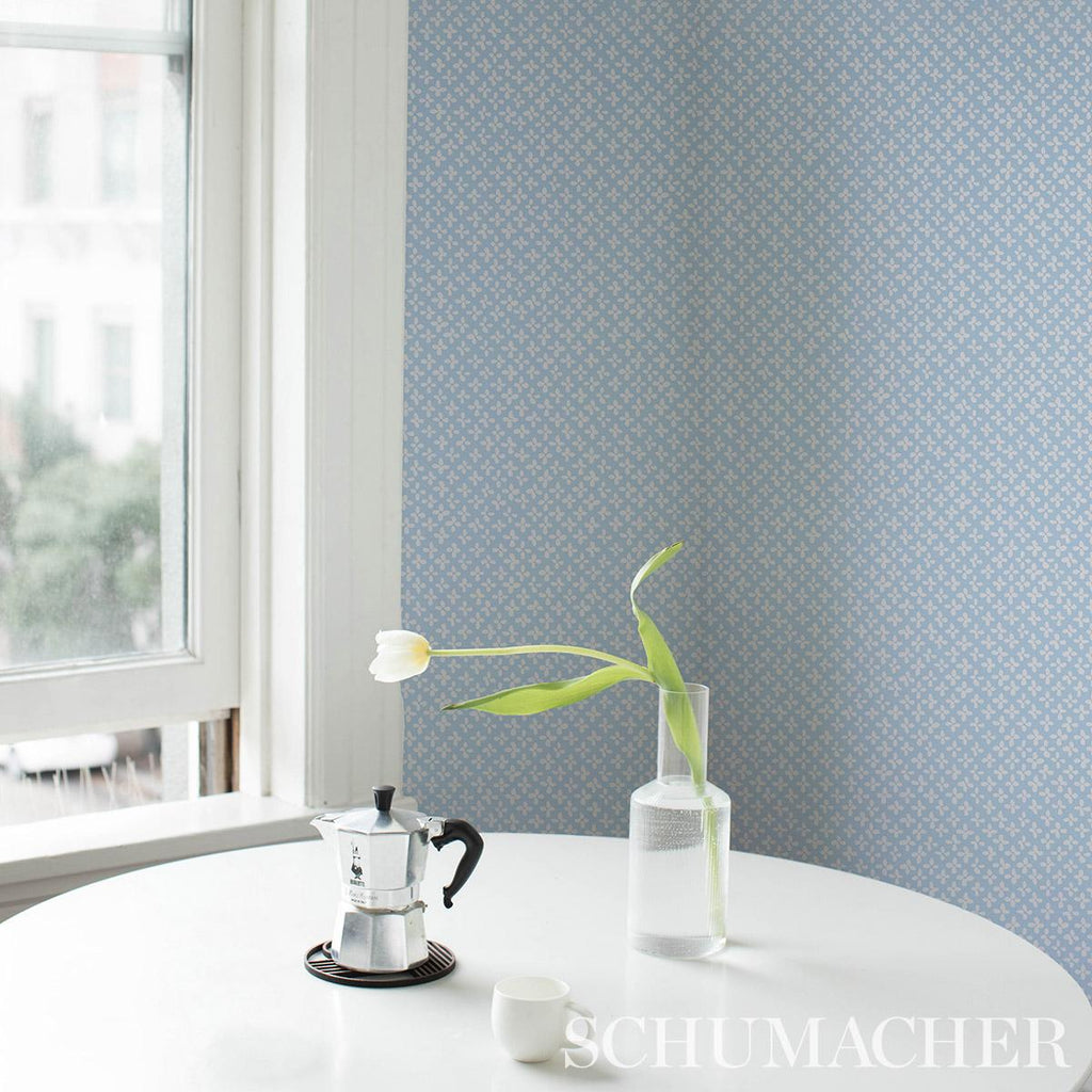 Schumacher Emerson Ivory On Sky Wallpaper