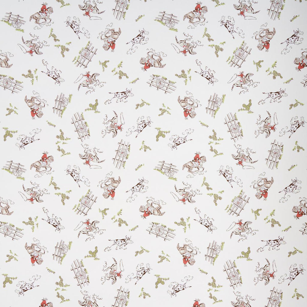 Schumacher Wild West Cream Wallpaper