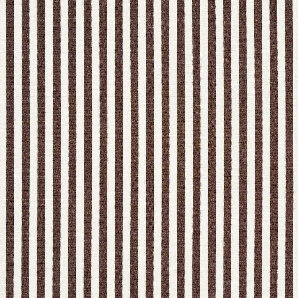 Schumacher Brigitte Stripe Brown Fabric