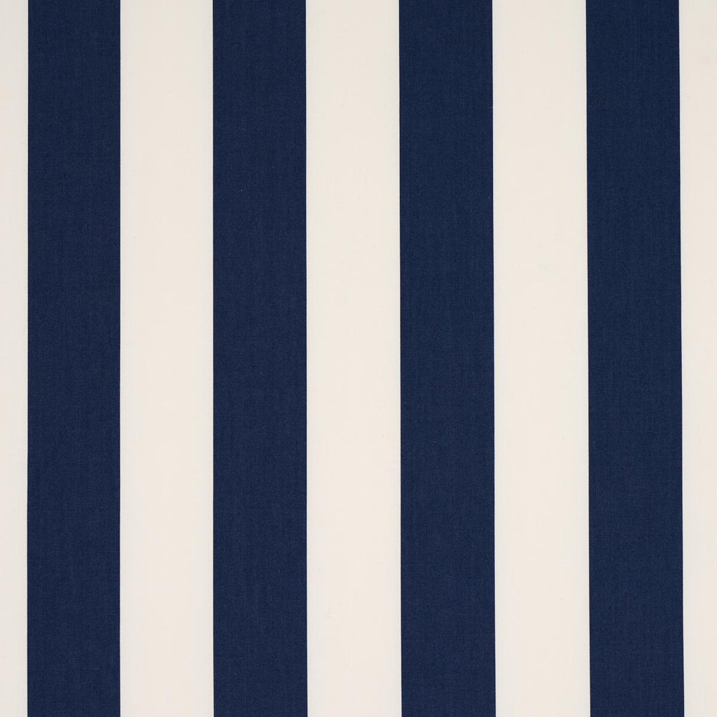 Schumacher James Stripe Navy Fabric