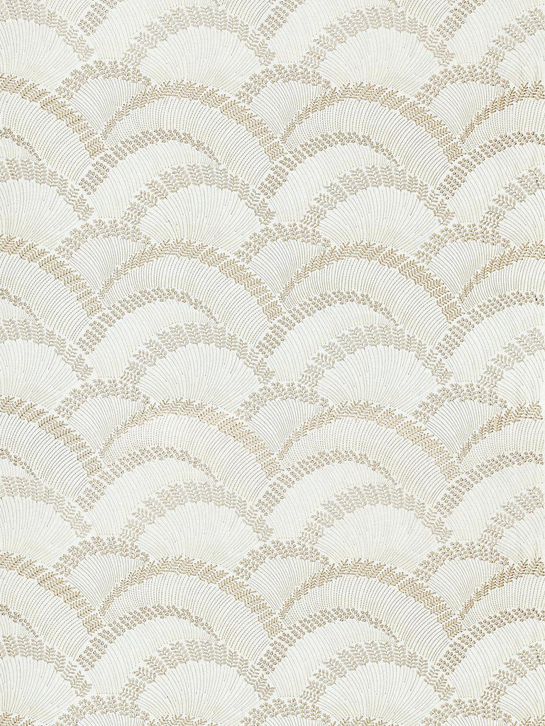 Scalamandre Lovegrass Embroidery Latte Fabric