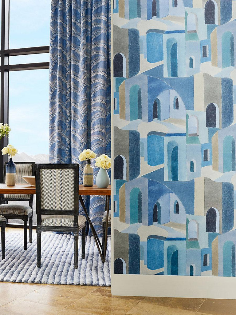 Scalamandre Riad Mediterranean Wallpaper