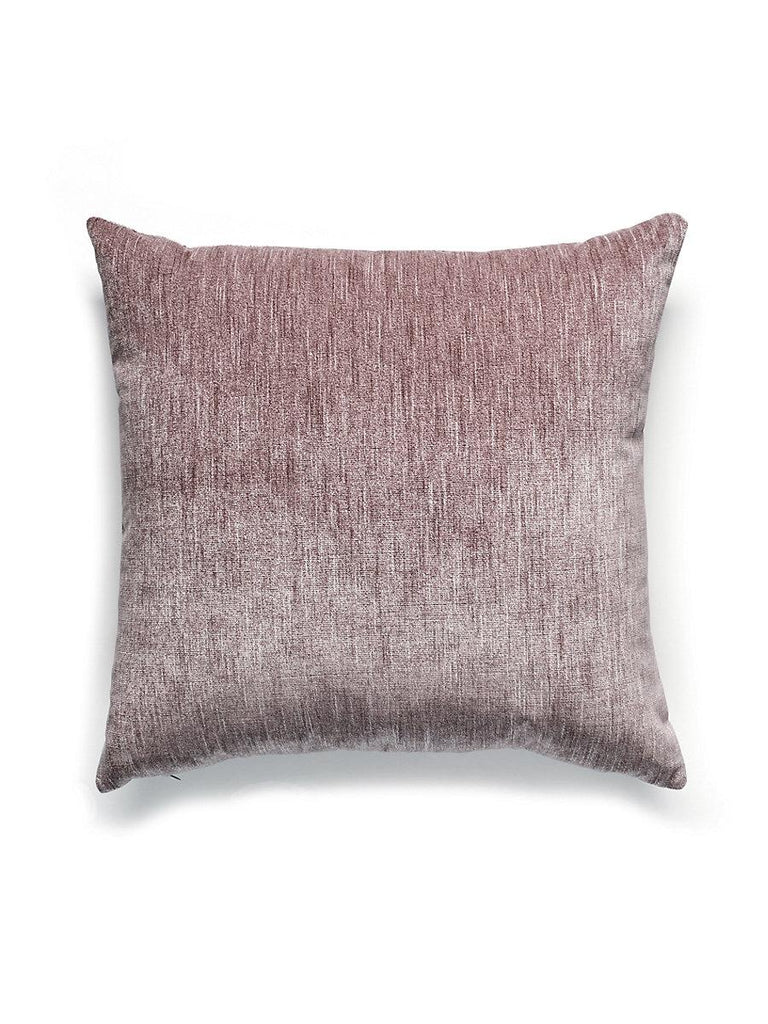 Scalamandre Supreme Velvet Silver Peony Pillow