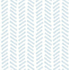 Seabrook Mod Chevron Sky Blue Wallpaper