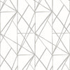 Seabrook Quartz Geo Harbor Grey Wallpaper