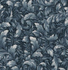 Seabrook Acanthus Trail Navy Blue Wallpaper