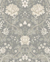 Seabrook Honeysuckle Trail Daydream Grey Wallpaper