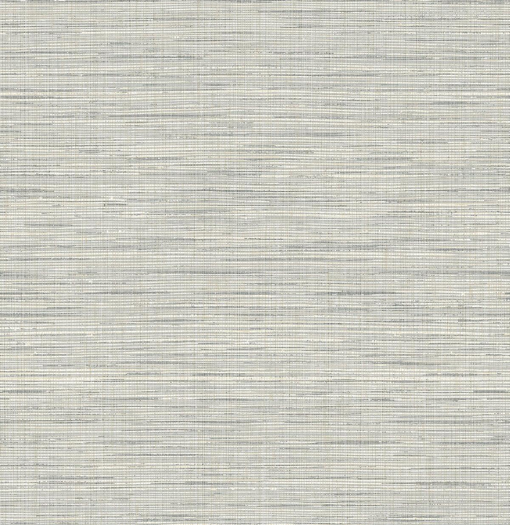 Seabrook Mei Stringcloth Grey Wallpaper