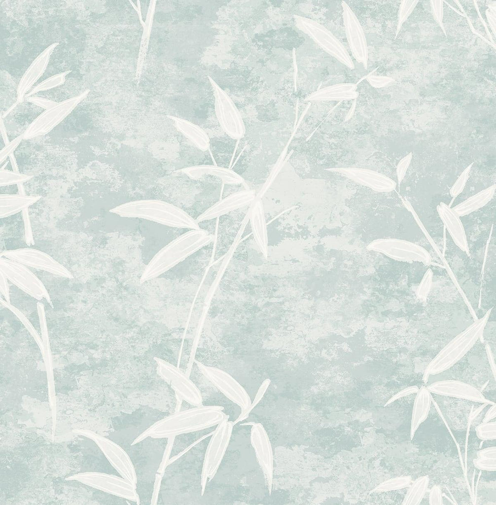 Seabrook Honshu Bamboo Lakeside Wallpaper