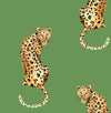 Seabrook Leopard King Green Wallpaper