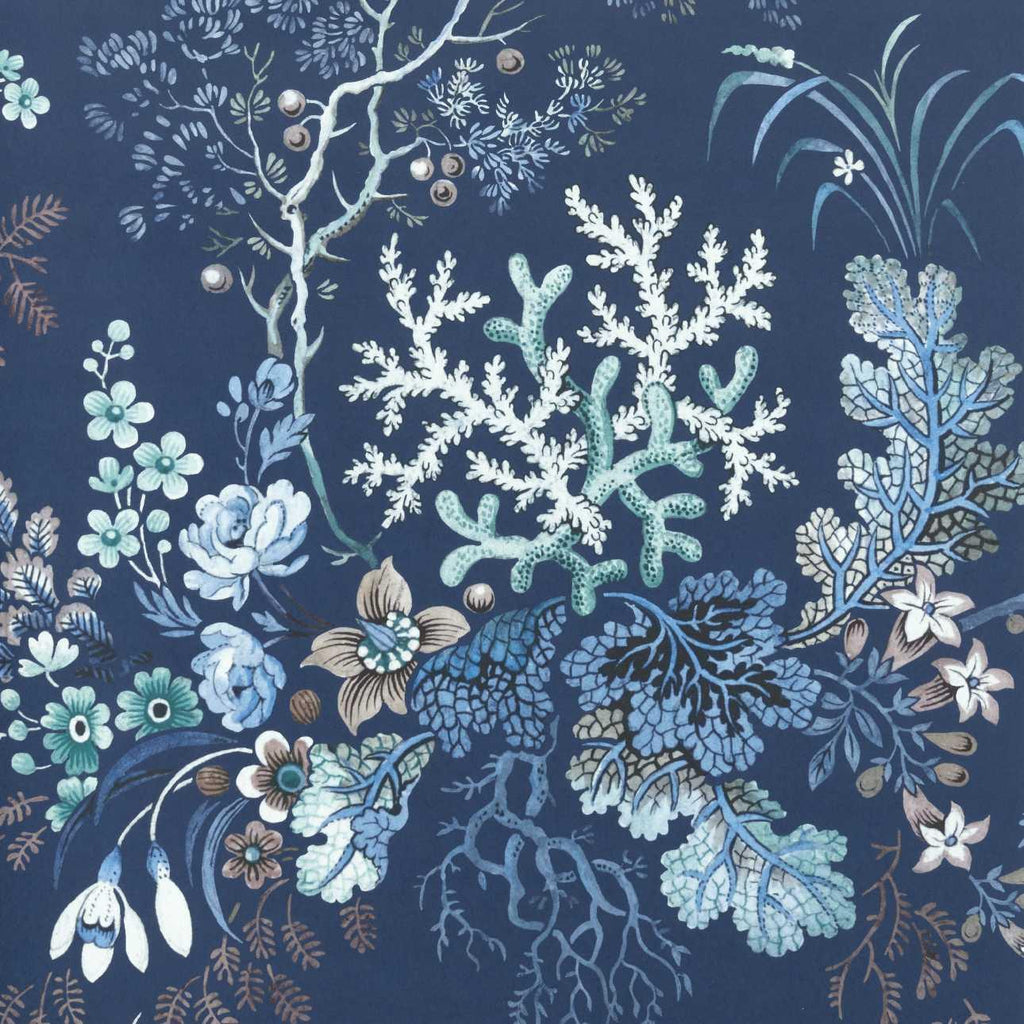 Maxwell KILBURN'S CORAL (WP) #03 OCEAN BLUE Wallpaper