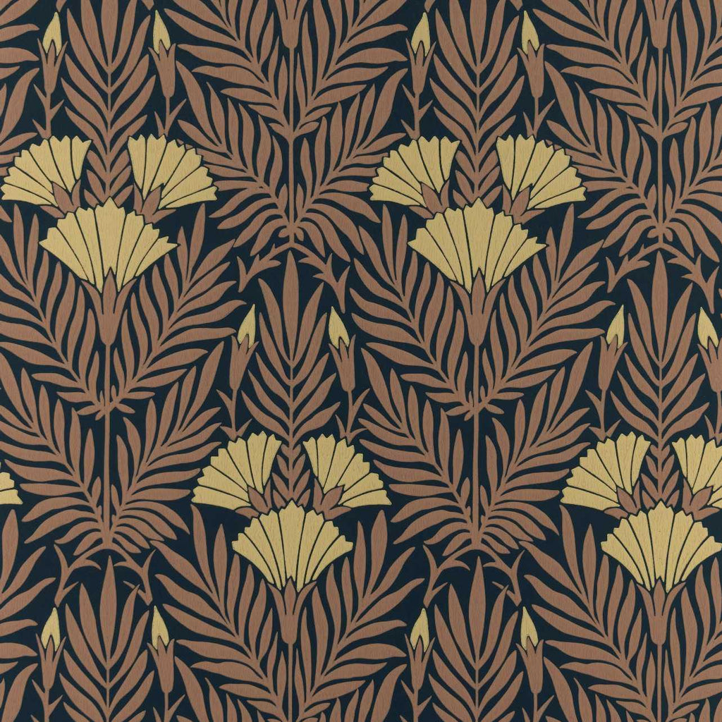 Maxwell FLORAL FANFARE (WP) #03 BURNT ORANGE Wallpaper