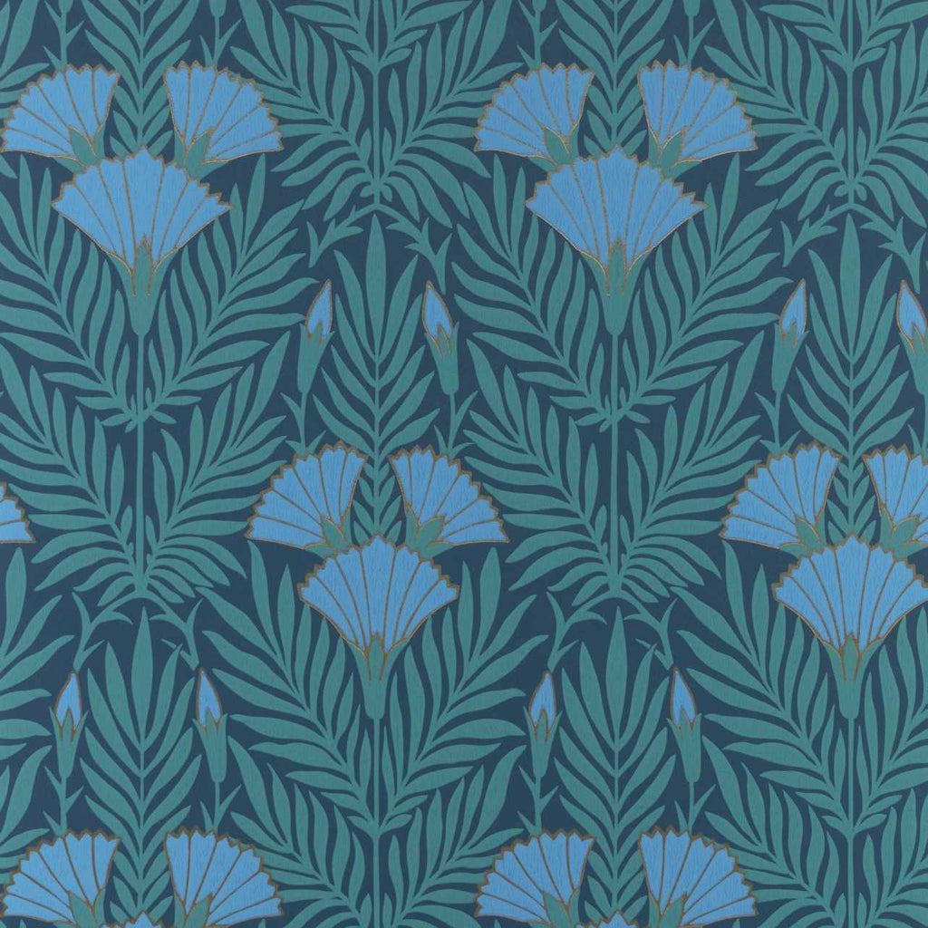 Maxwell FLORAL FANFARE (WP) #04 CORNFLOWER Wallpaper