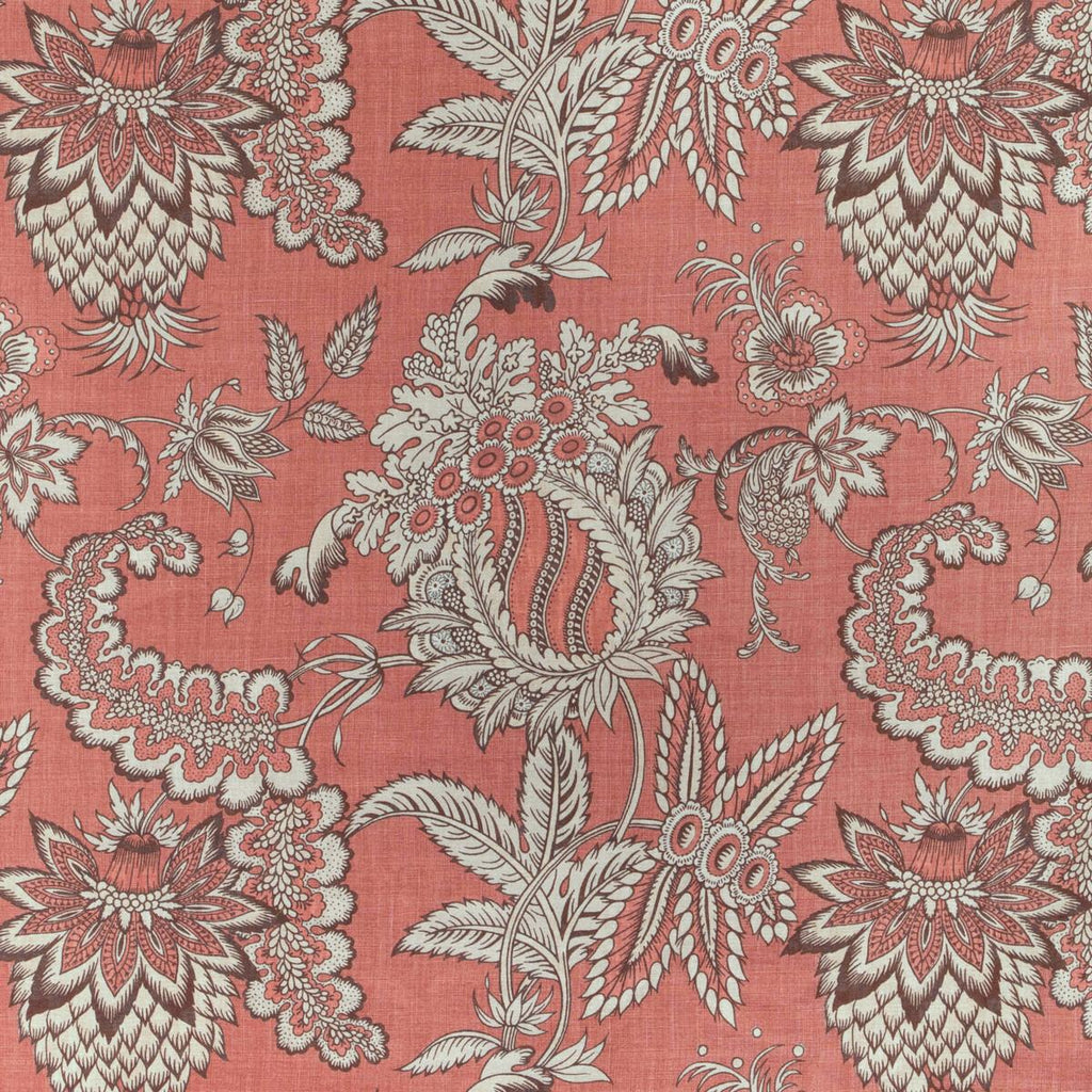 Lee Jofa Jennings Print Red Fabric