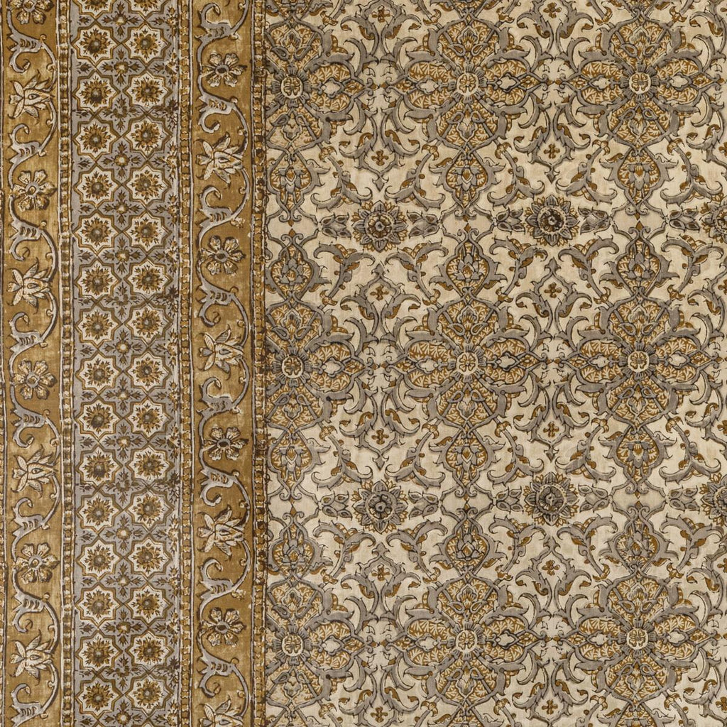 Lee Jofa Palmer Print Gold Fabric