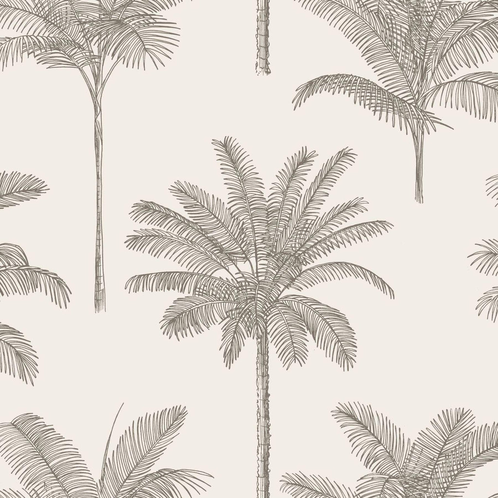 Brewster Home Fashions Taj Beige Palm Trees Wallpaper