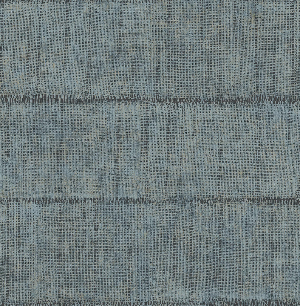 Brewster Home Fashions Blake Texture Stripe Denim Wallpaper