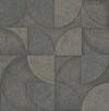 Brewster Home Fashions Addison Charcoal Retro Geo Wallpaper