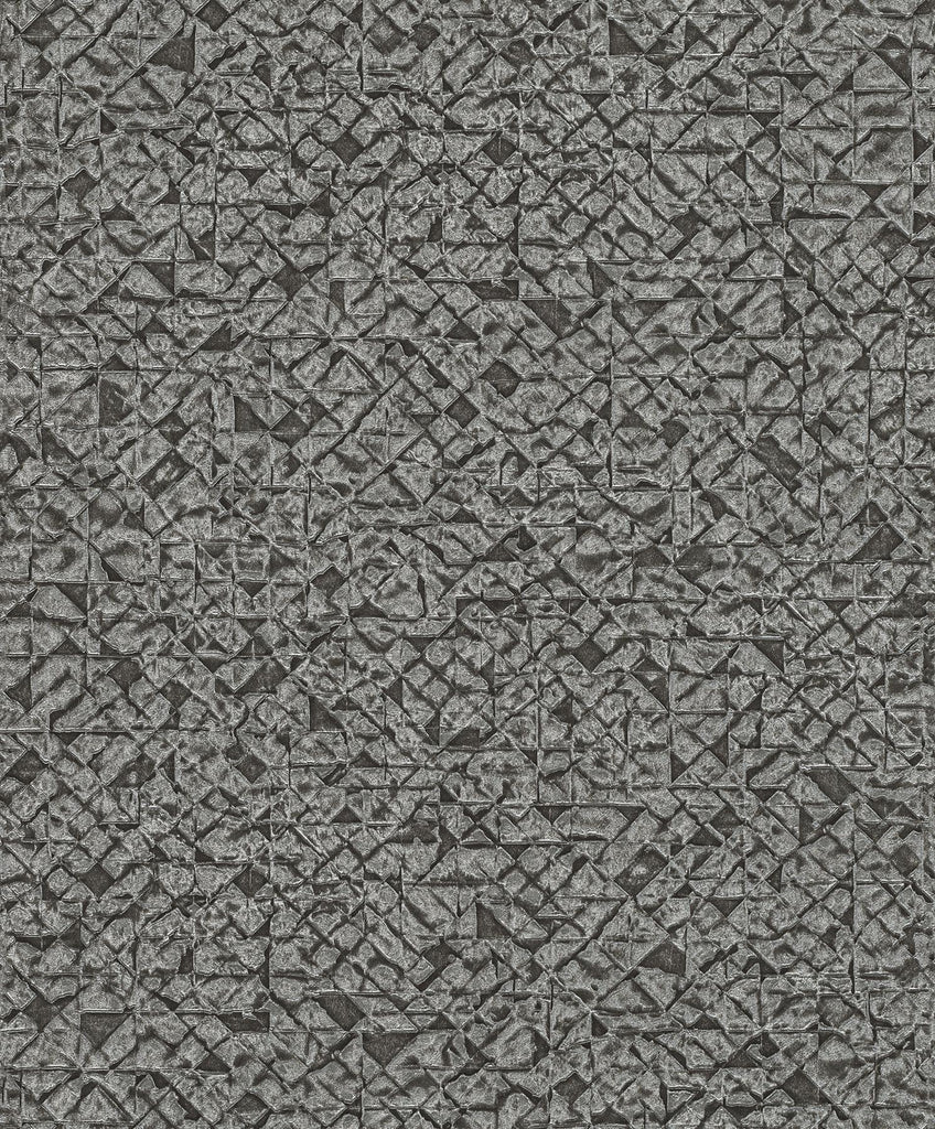 Brewster Home Fashions Arbus Black Geo Wallpaper