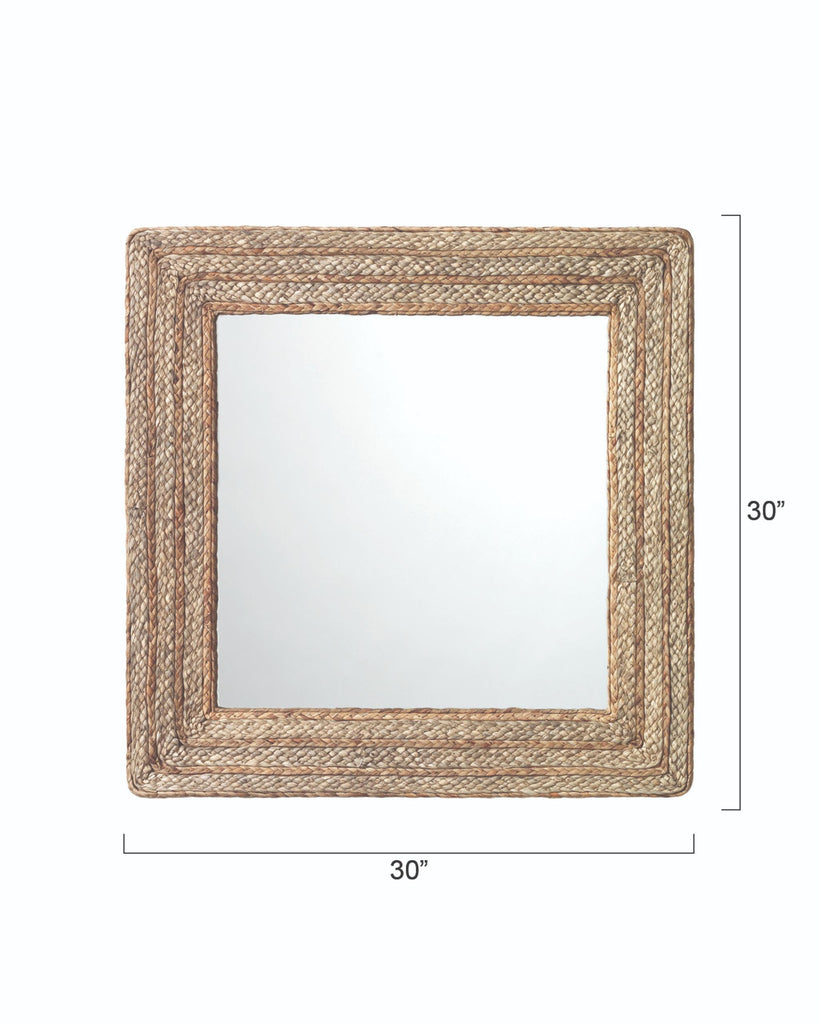 Jamie Young Evergreen Square Natural Mirrors