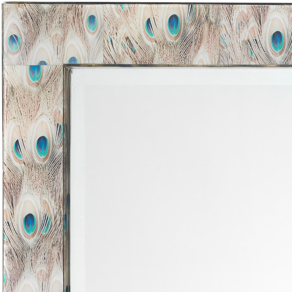 Jamie Young Plume Rectangle Cream Mirrors