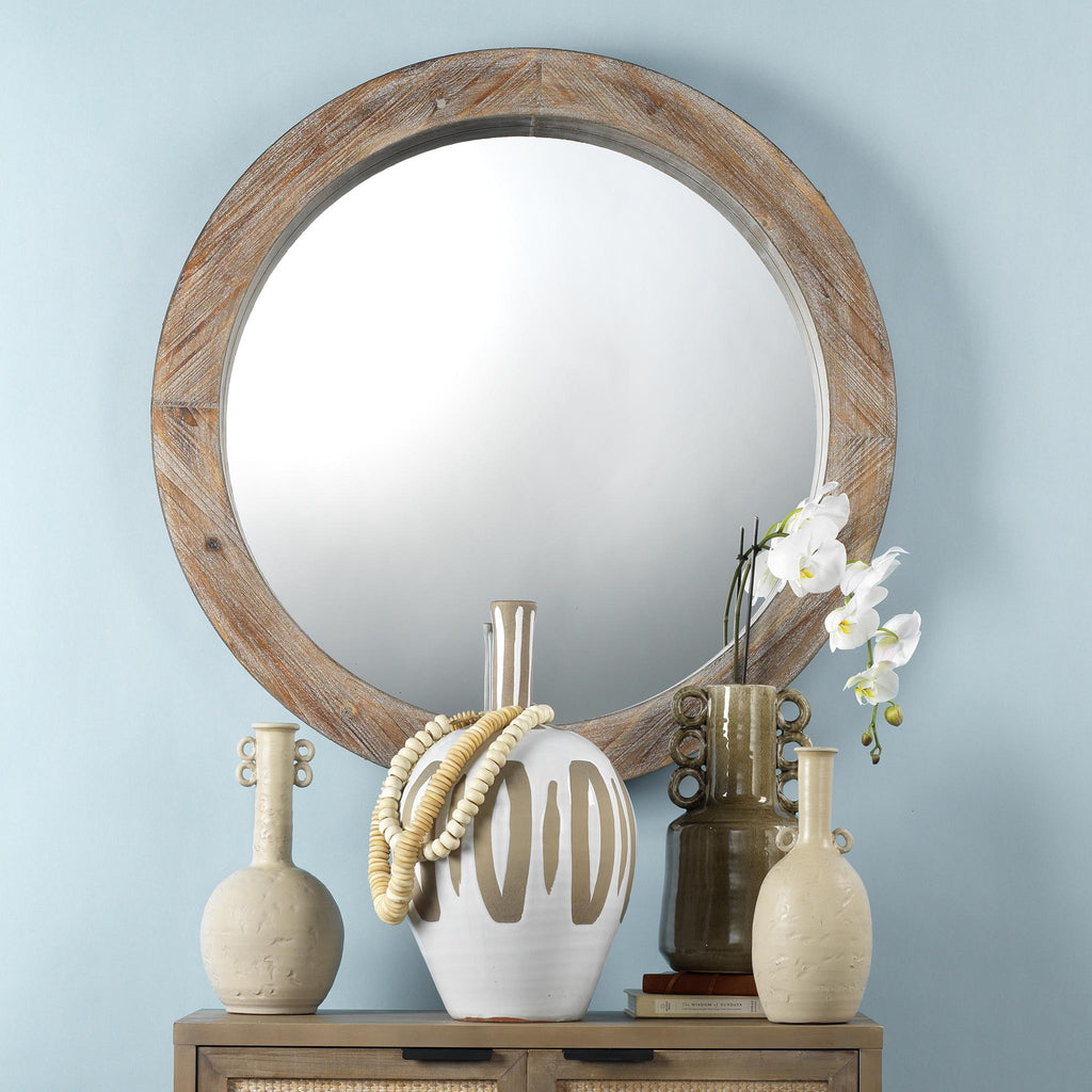 Jamie Young Reclaimed Grey Mirrors