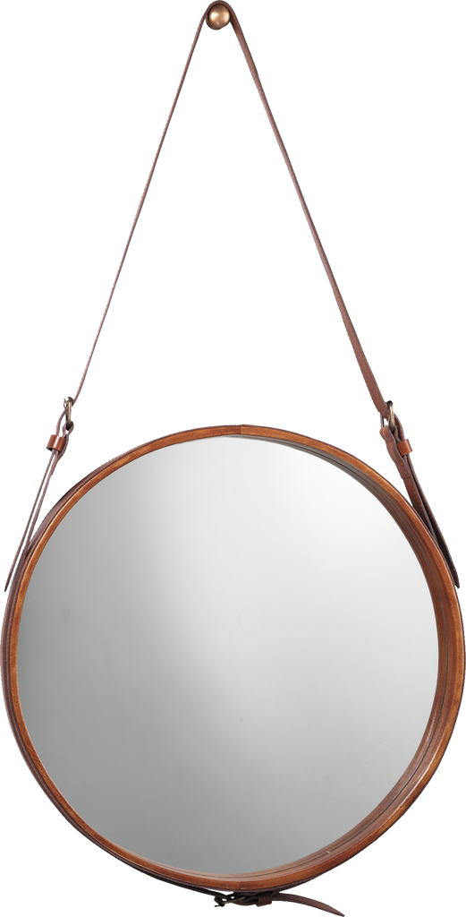 Jamie Young Round Brown Mirrors