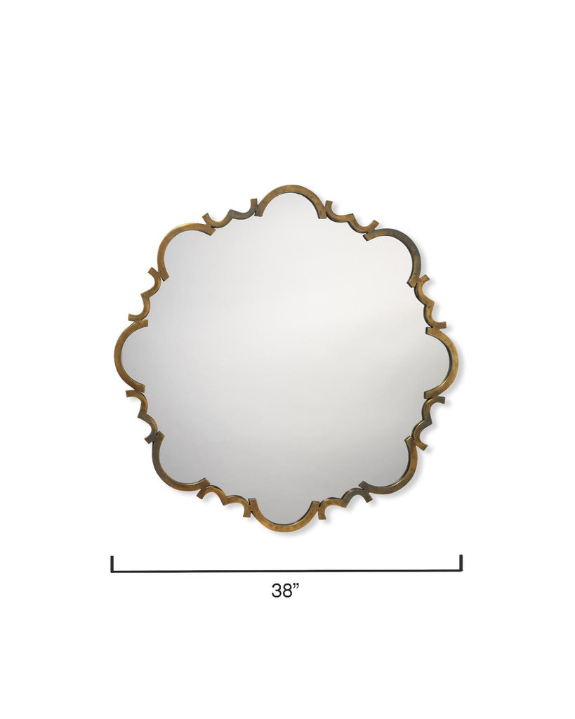 Jamie Young Saint Albans Brass Mirrors