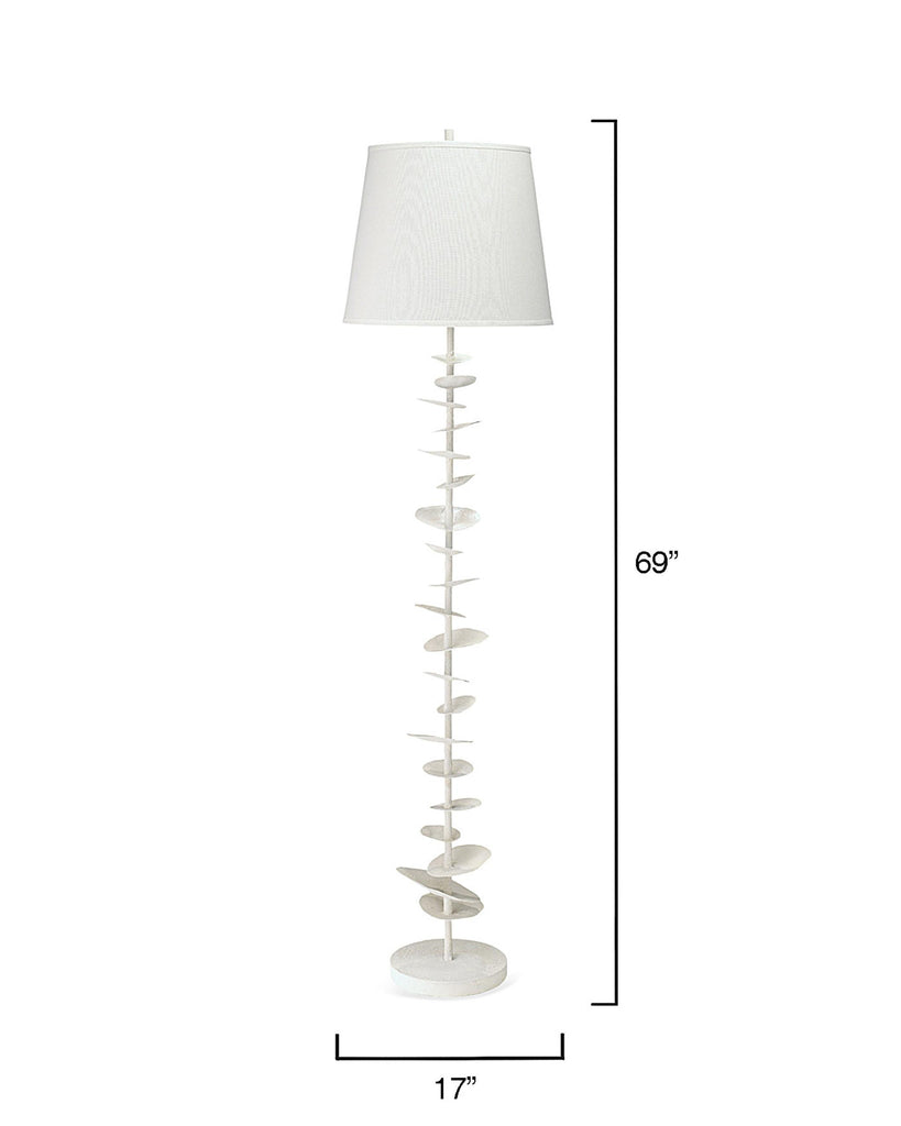 Jamie Young Petals White Floor Lamps