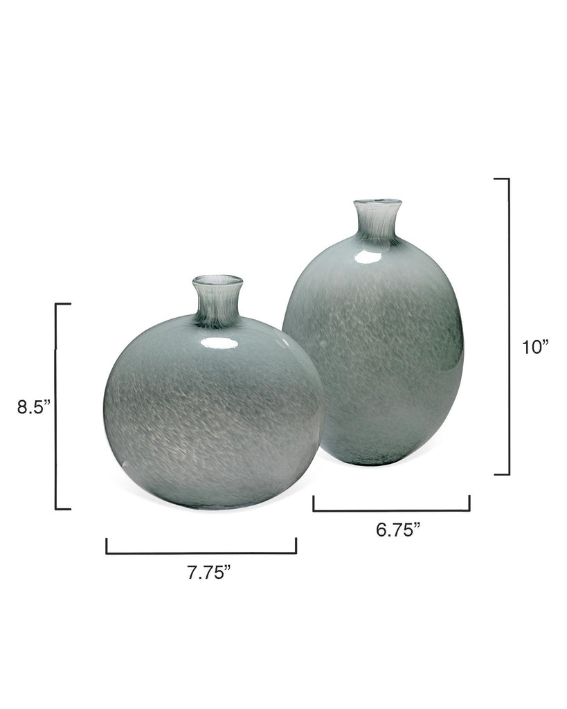 Jamie Young Minx Decorative Vases (set of 2) Grey Accents