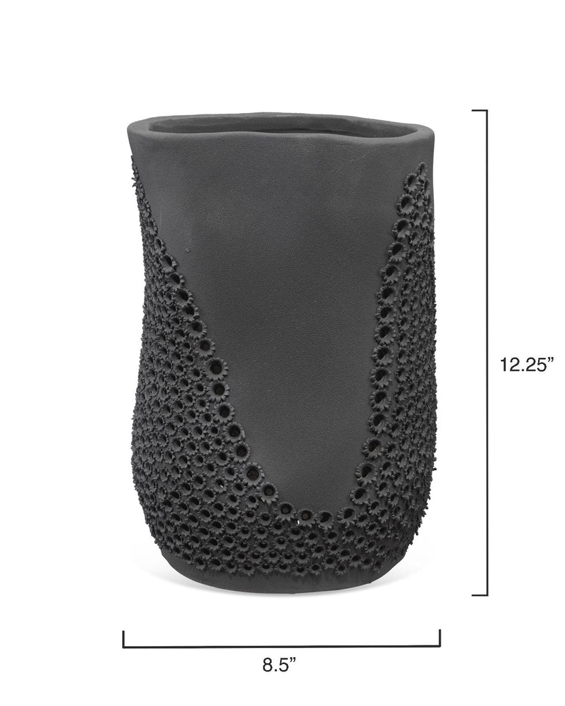 Jamie Young Moonrise Vase Black Accents