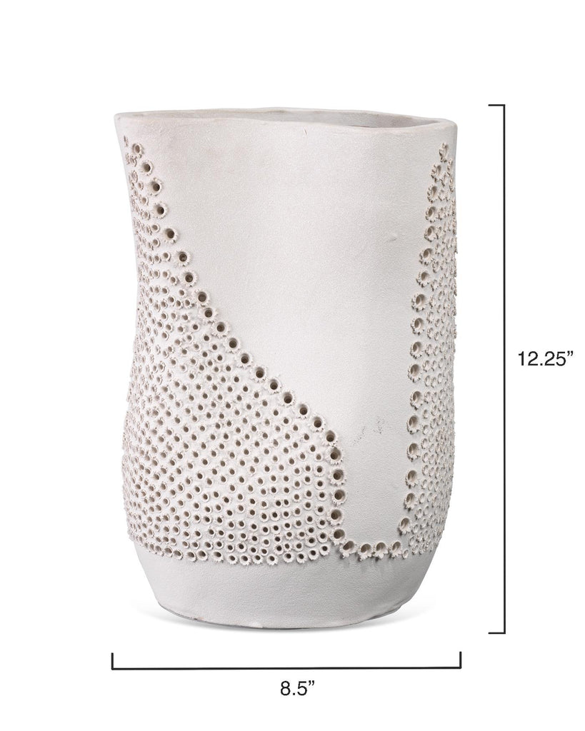 Jamie Young Moonrise Vase White Accents