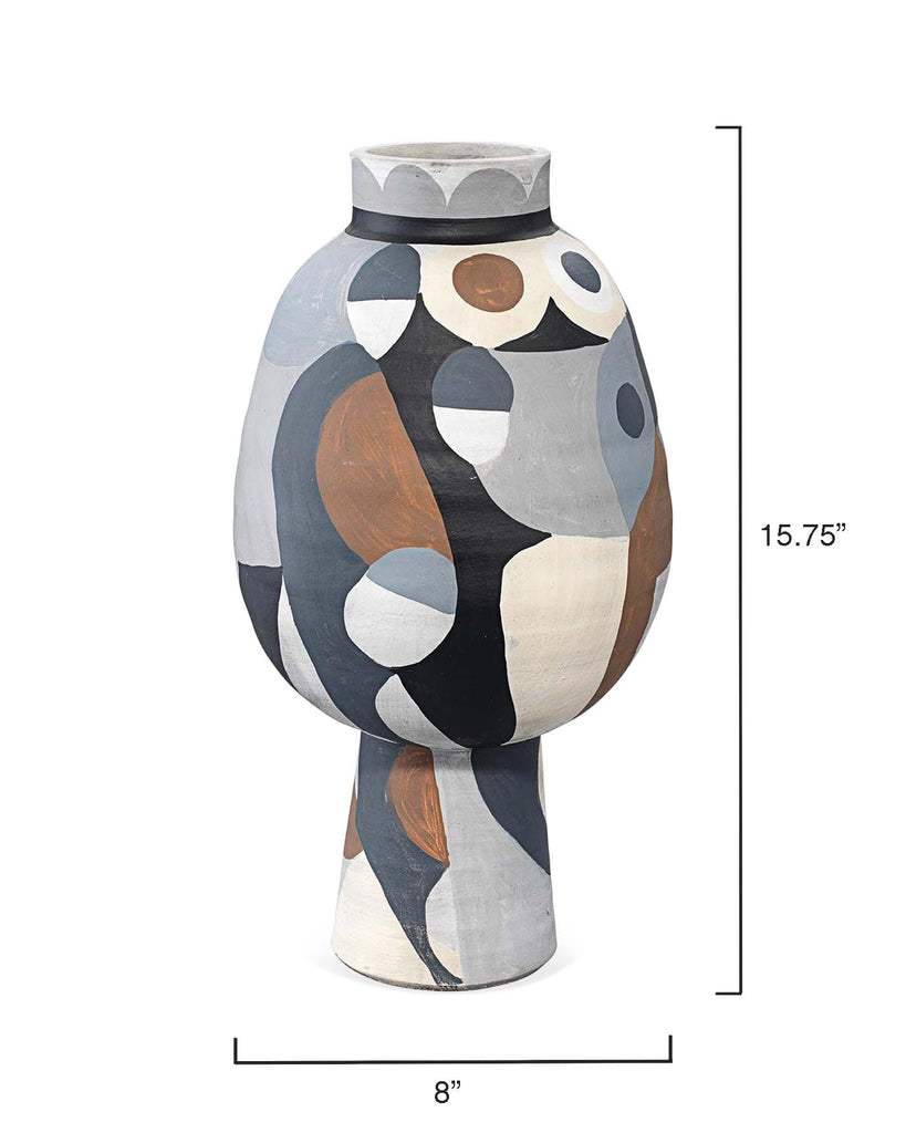 Jamie Young Pablo Medium Vase Beige Accents