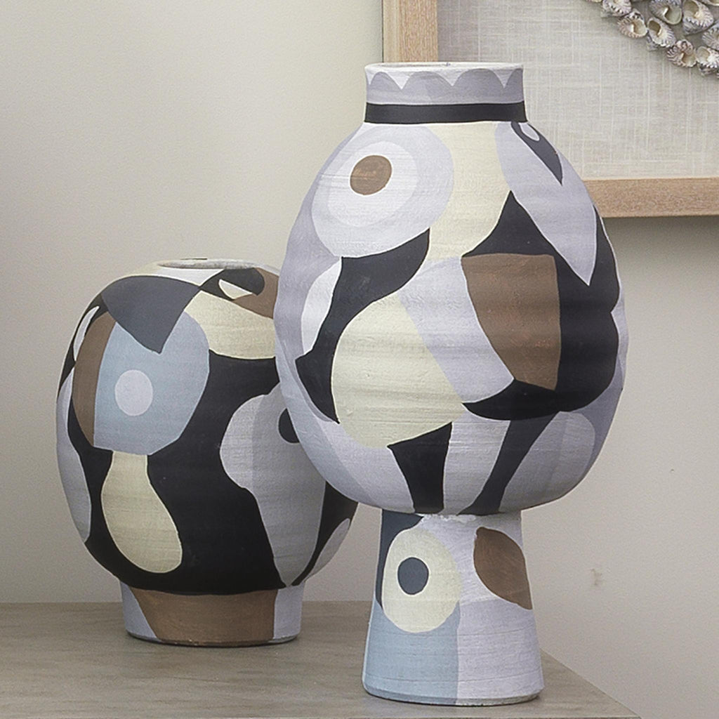 Jamie Young Pablo Medium Vase Beige Accents