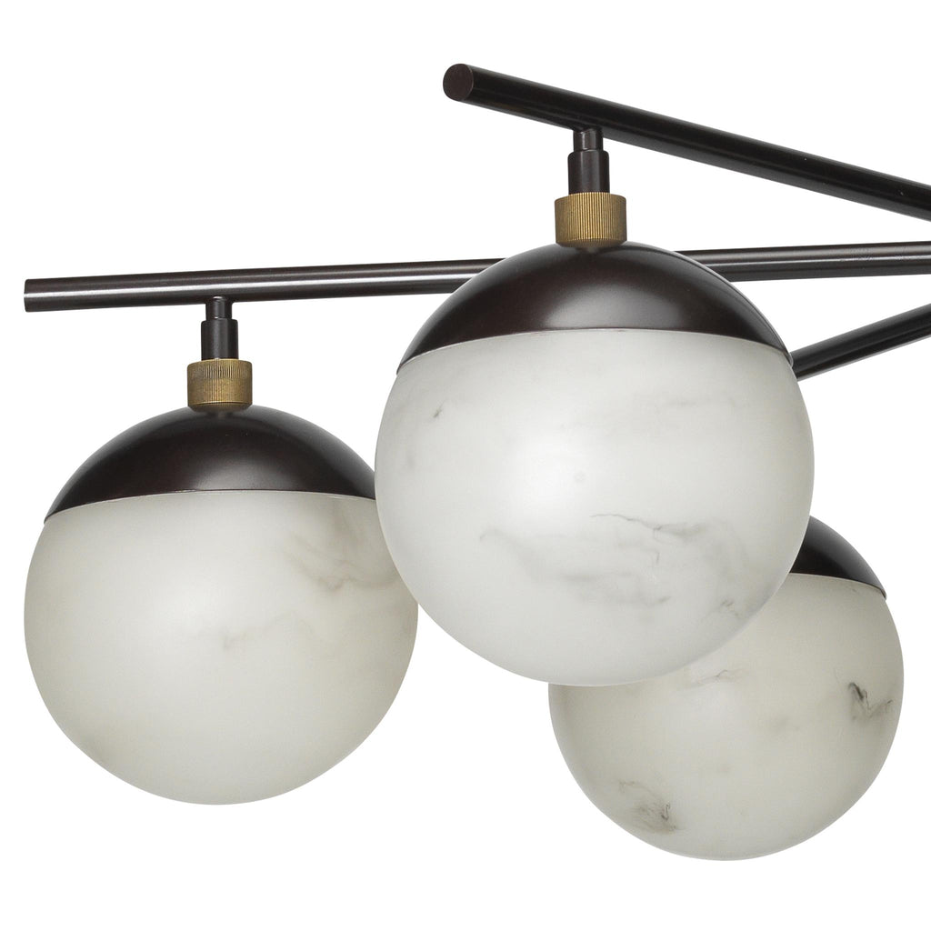 Jamie Young Metro 6 Light Bronze Chandeliers