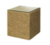 Jamie Young Captain Seagrass Square Side Table