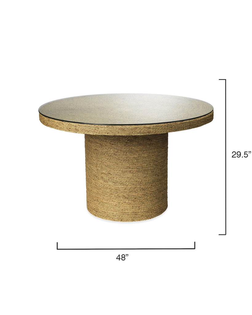 Jamie Young Harbor Seagrass Round Bistro Table