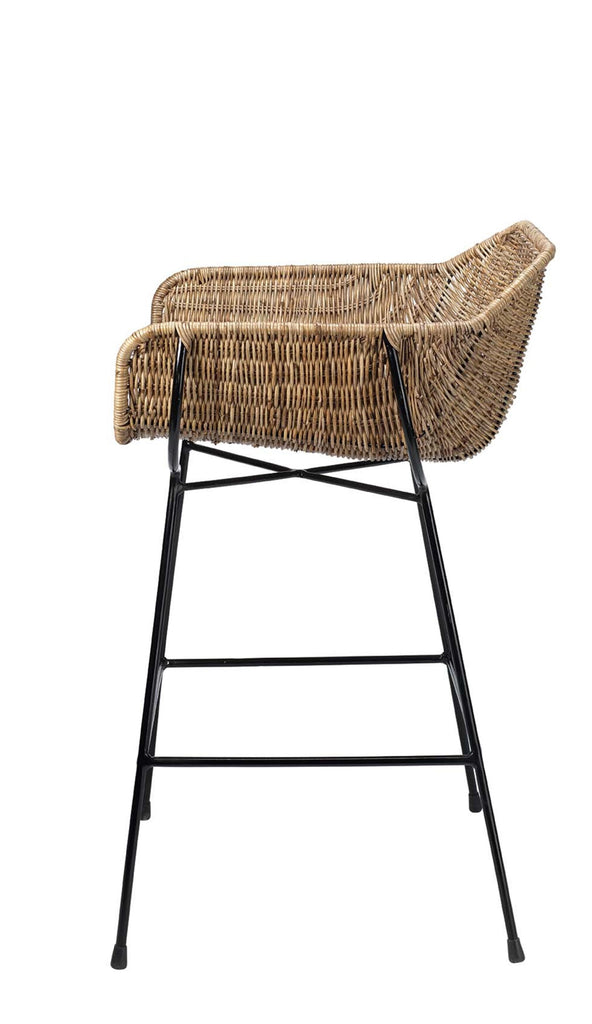 Jamie Young Nusa Counter Stool Brown Furniture