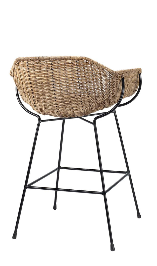 Jamie Young Nusa Counter Stool Brown Furniture