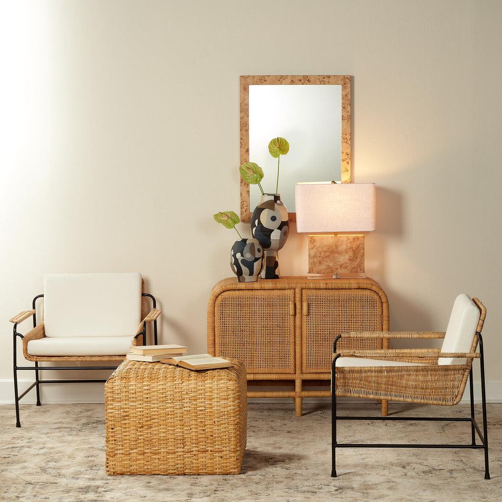 Jamie Young Palermo Rattan Lounge Chair