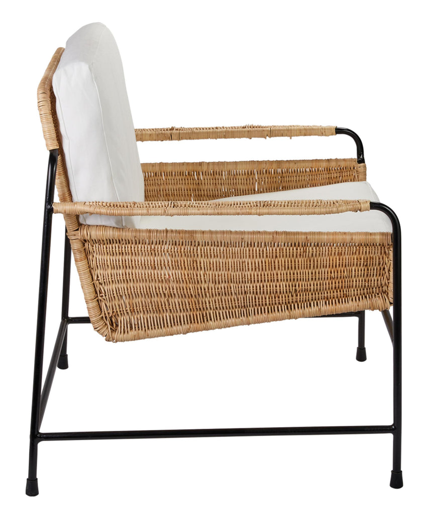 Jamie Young Palermo Rattan Lounge Chair