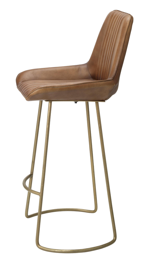 Jamie Young Perry Bar Stool Brown Furniture