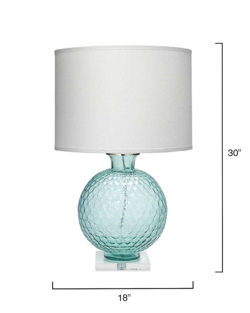 Jamie Young Clark Aqua Table Lamps