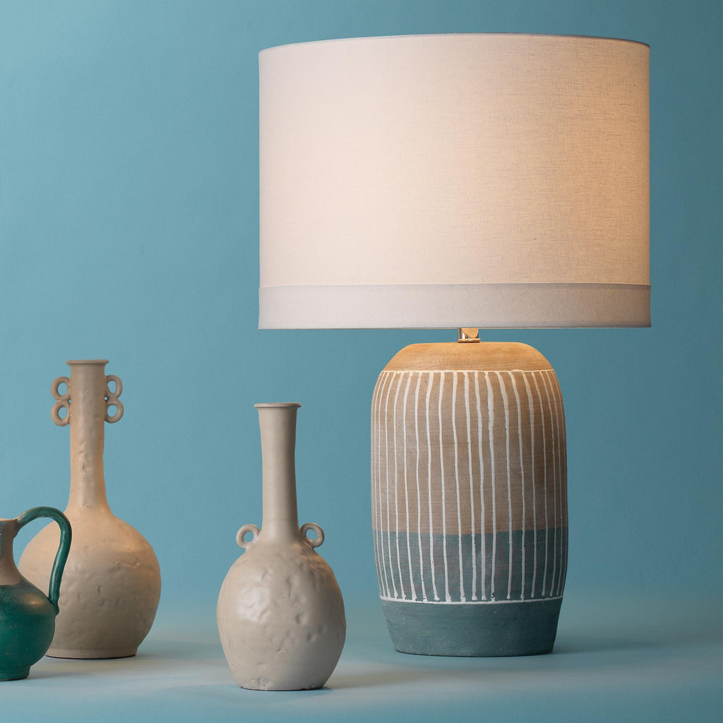 Jamie Young Flagstaff Blue Table Lamps