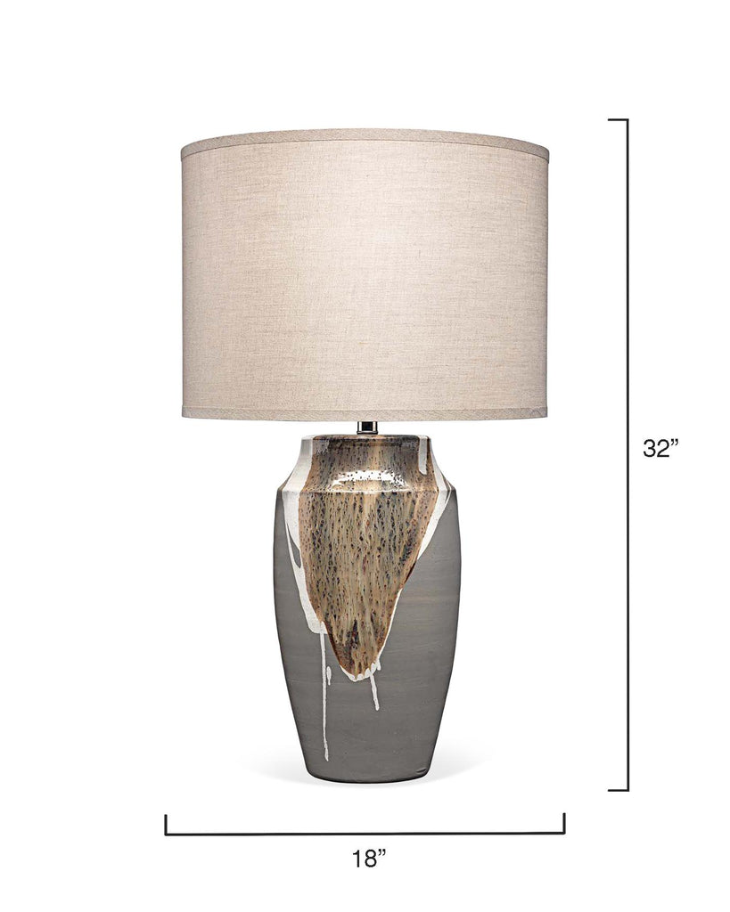 Jamie Young Landslide Grey Table Lamps