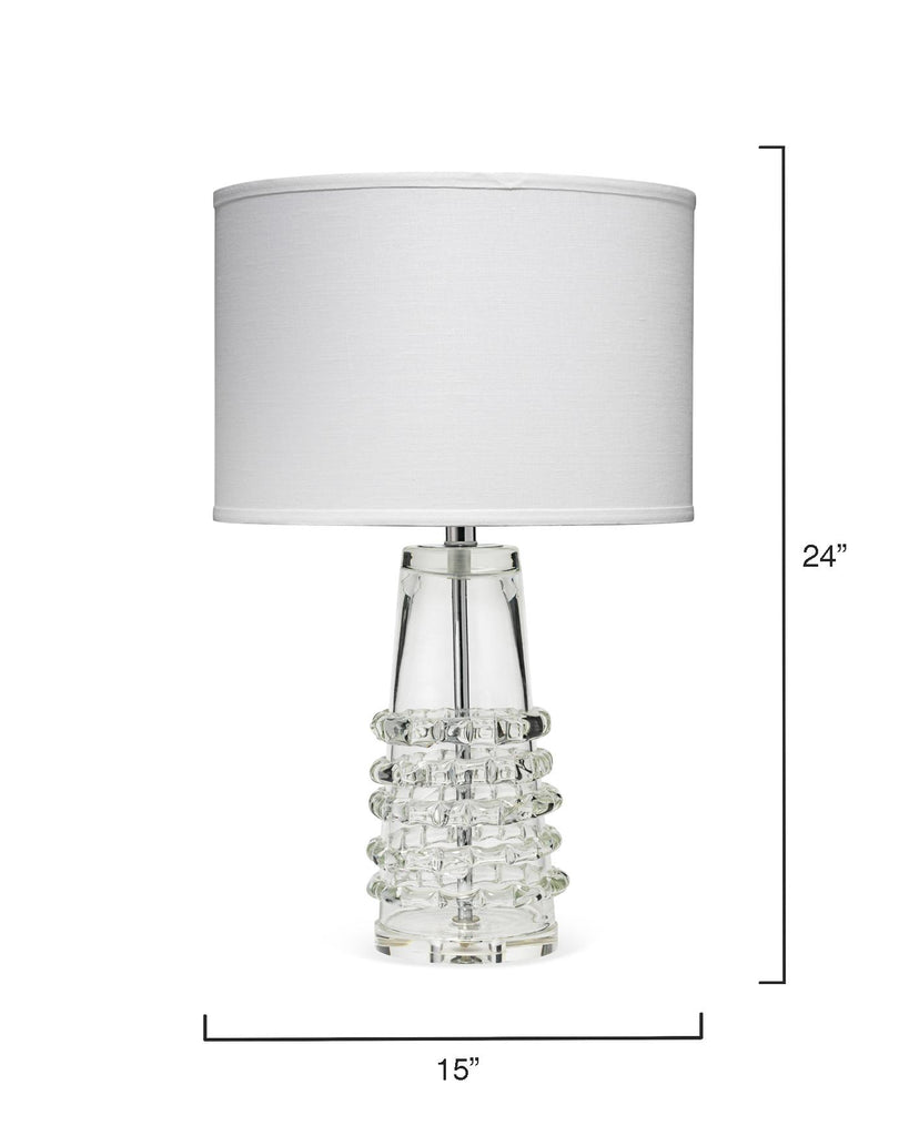 Jamie Young Tall Ribbon Clear Table Lamps