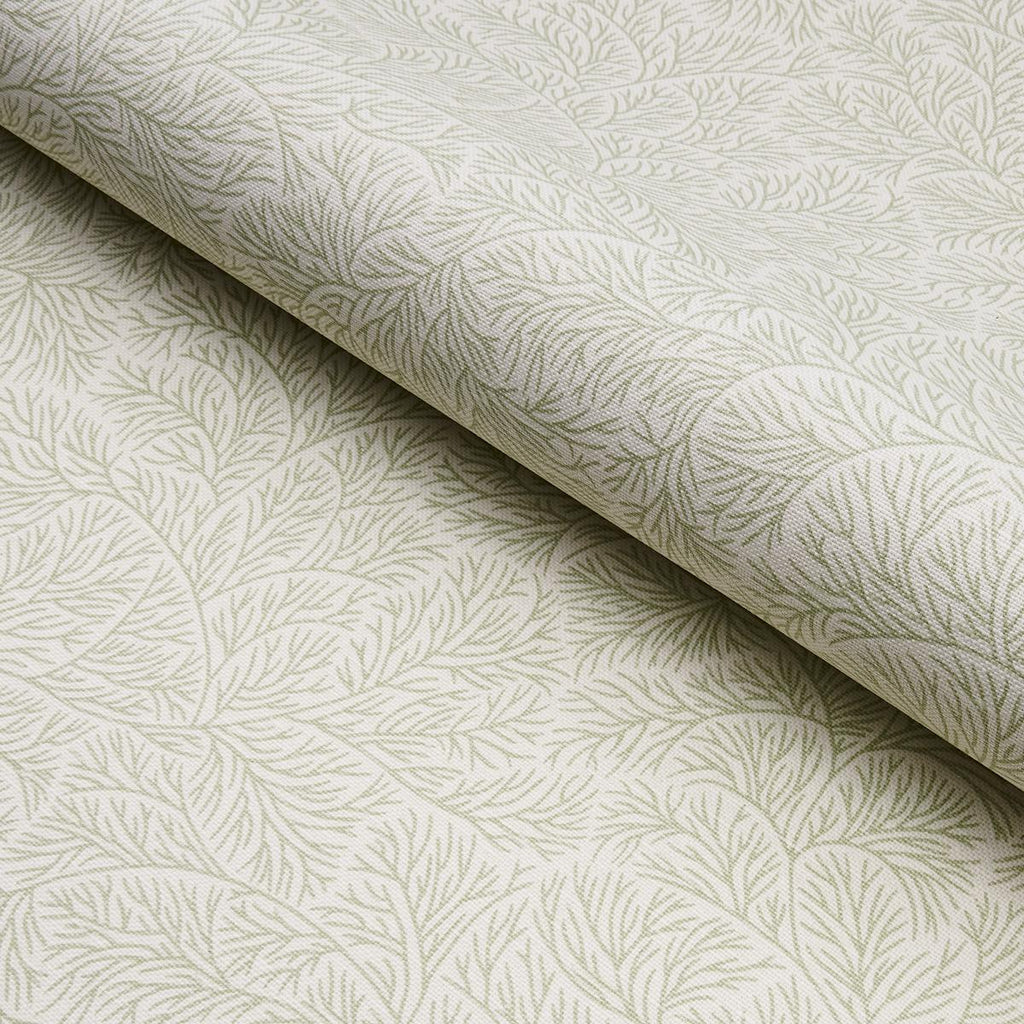 Schumacher Bougainvillea Leaf Green Fabric