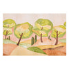 Schumacher Forest Hills Panel Set Sunset Wallpaper