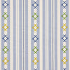 Schumacher Rhodes Stripe Sky Fabric